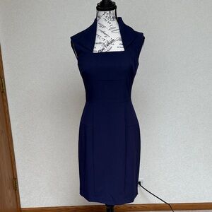 Unique Navy Blue Dress